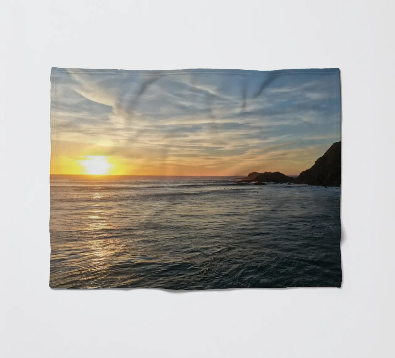 Sunset Fleecedecke von Moias Design