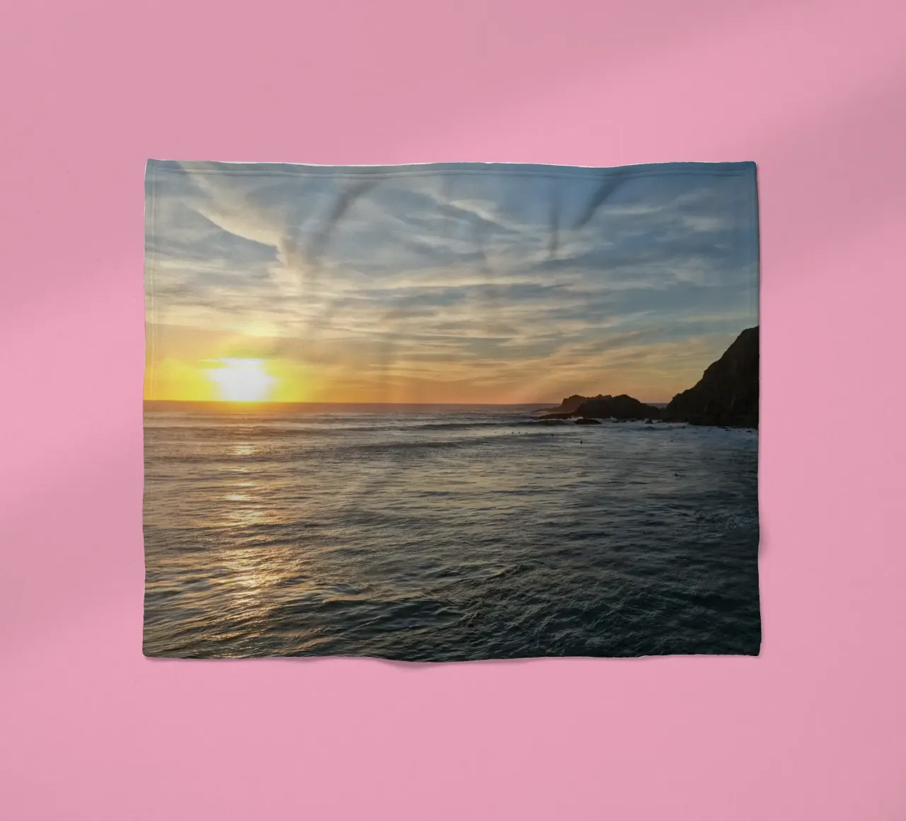 Sunset Fleecedecke von Moias Design