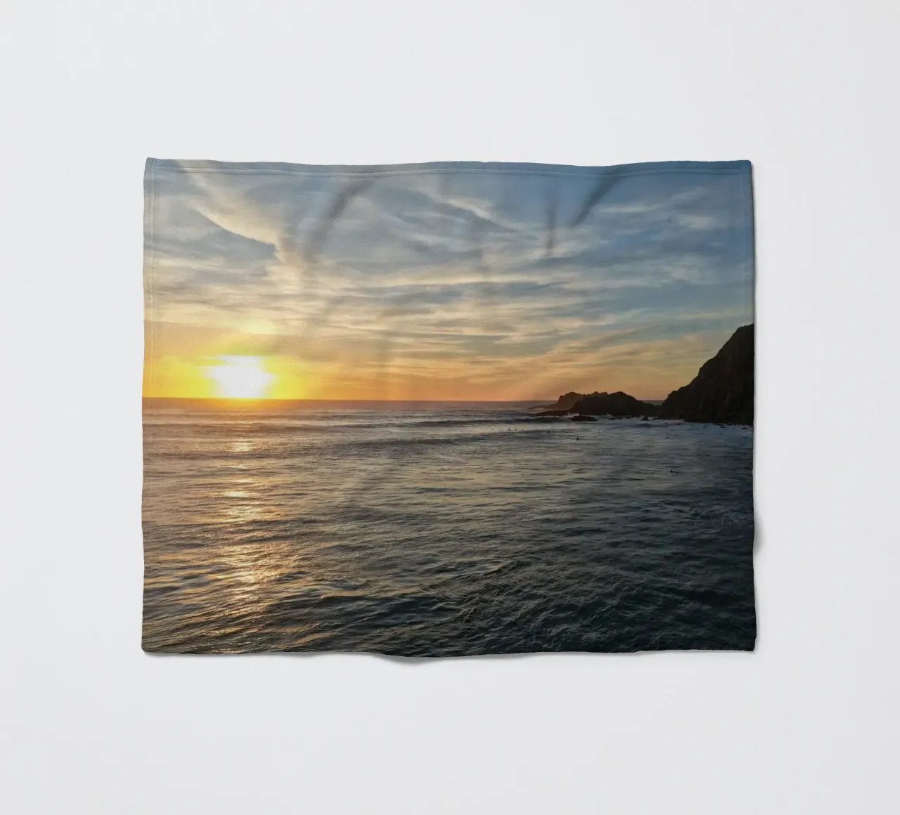 Sunset Fleecedecke von Moias Design