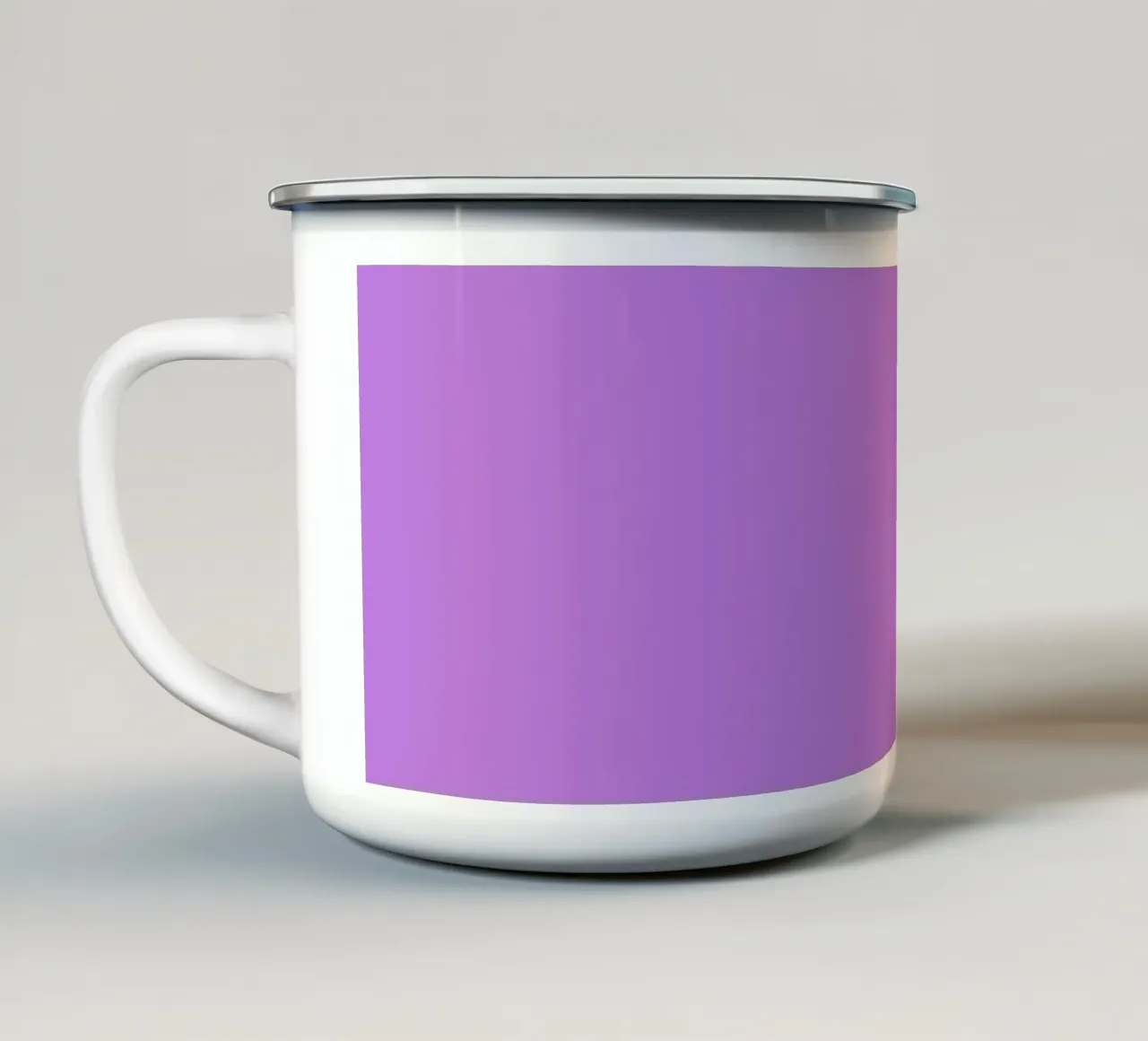 Viola e viola mammola gialla tazza in smalto da Bwiser