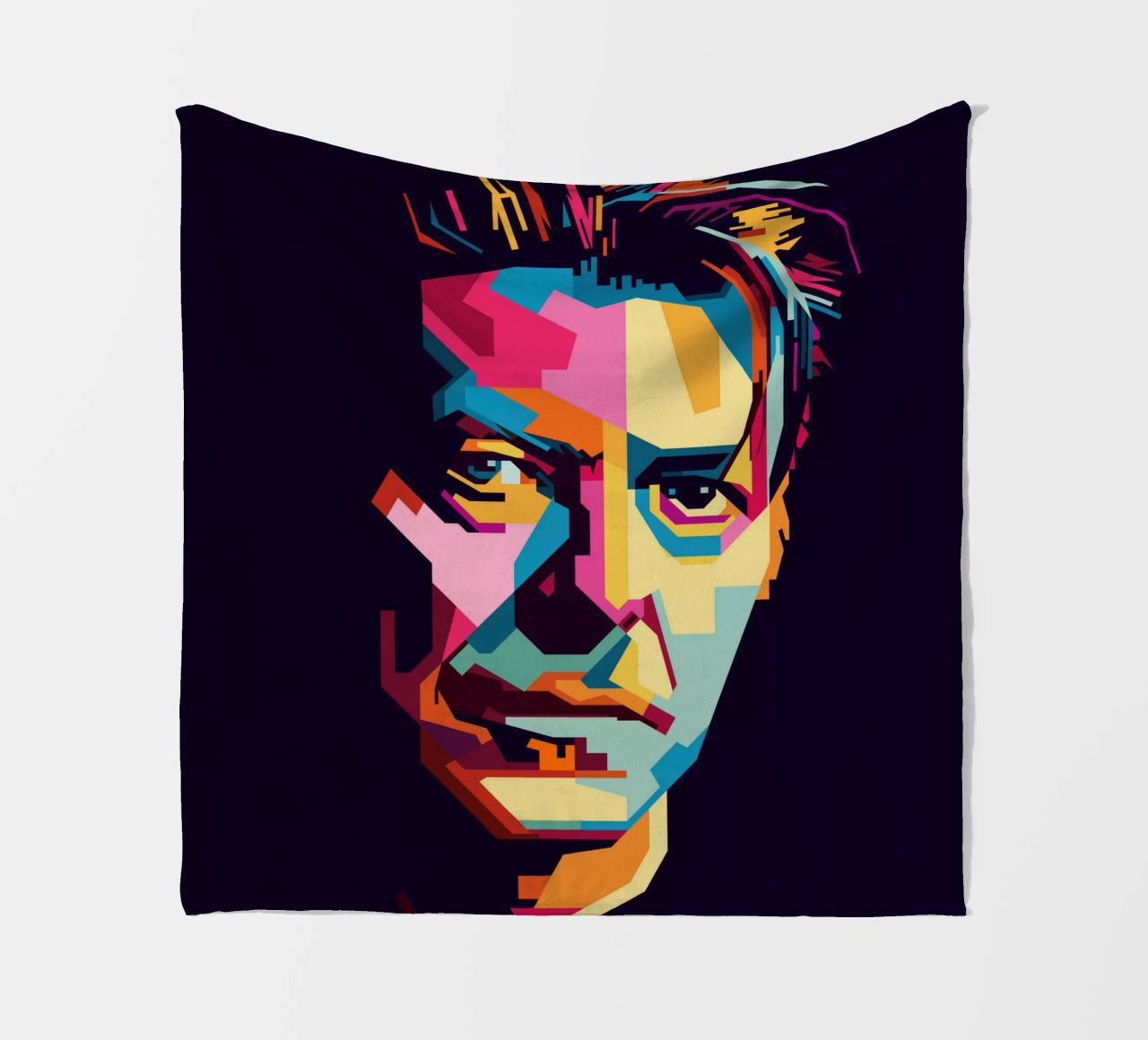 David Bowie Style WPAP Popart coperta in pile da KP Artwork