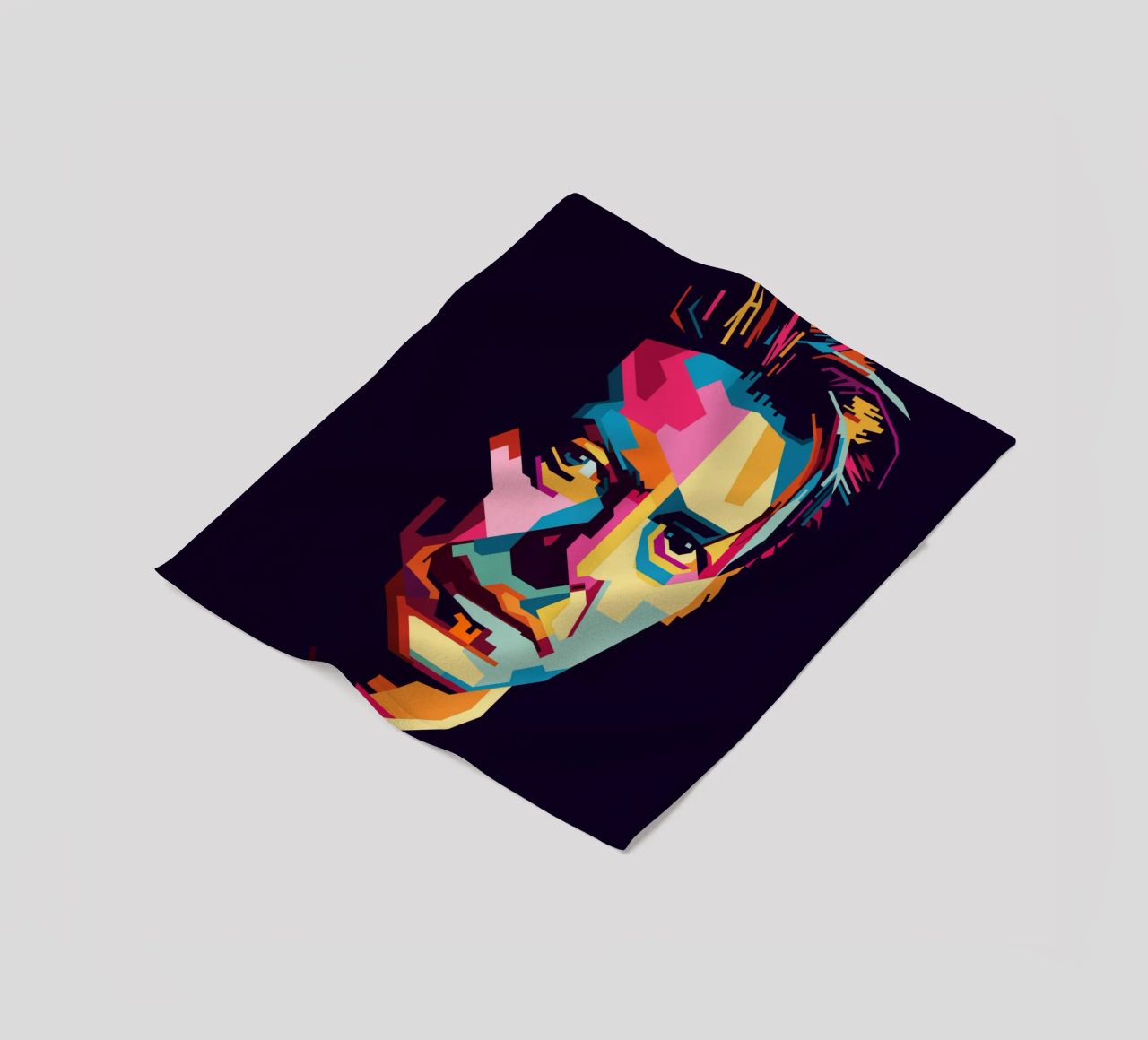 David Bowie Style WPAP Popart coperta in pile da KP Artwork