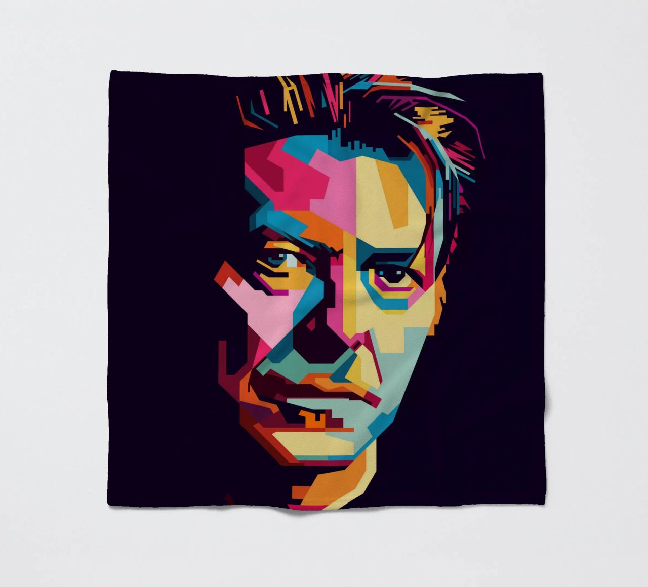 David Bowie Style WPAP Popart coperta in pile da KP Artwork
