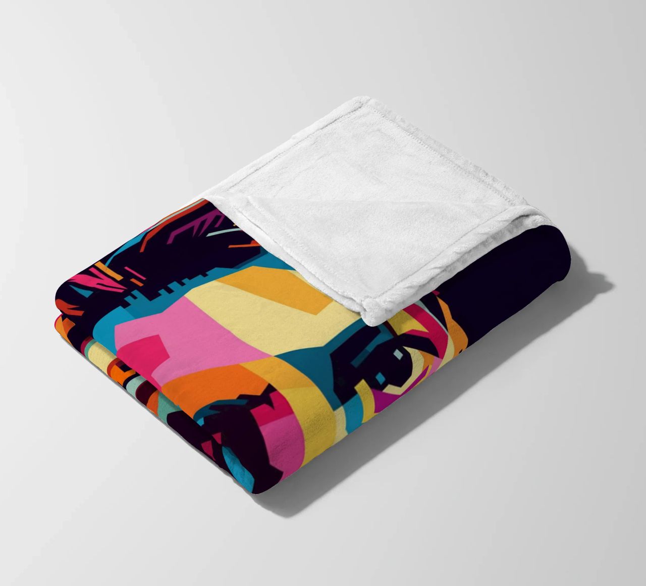 David Bowie Style WPAP Popart coperta in pile da KP Artwork