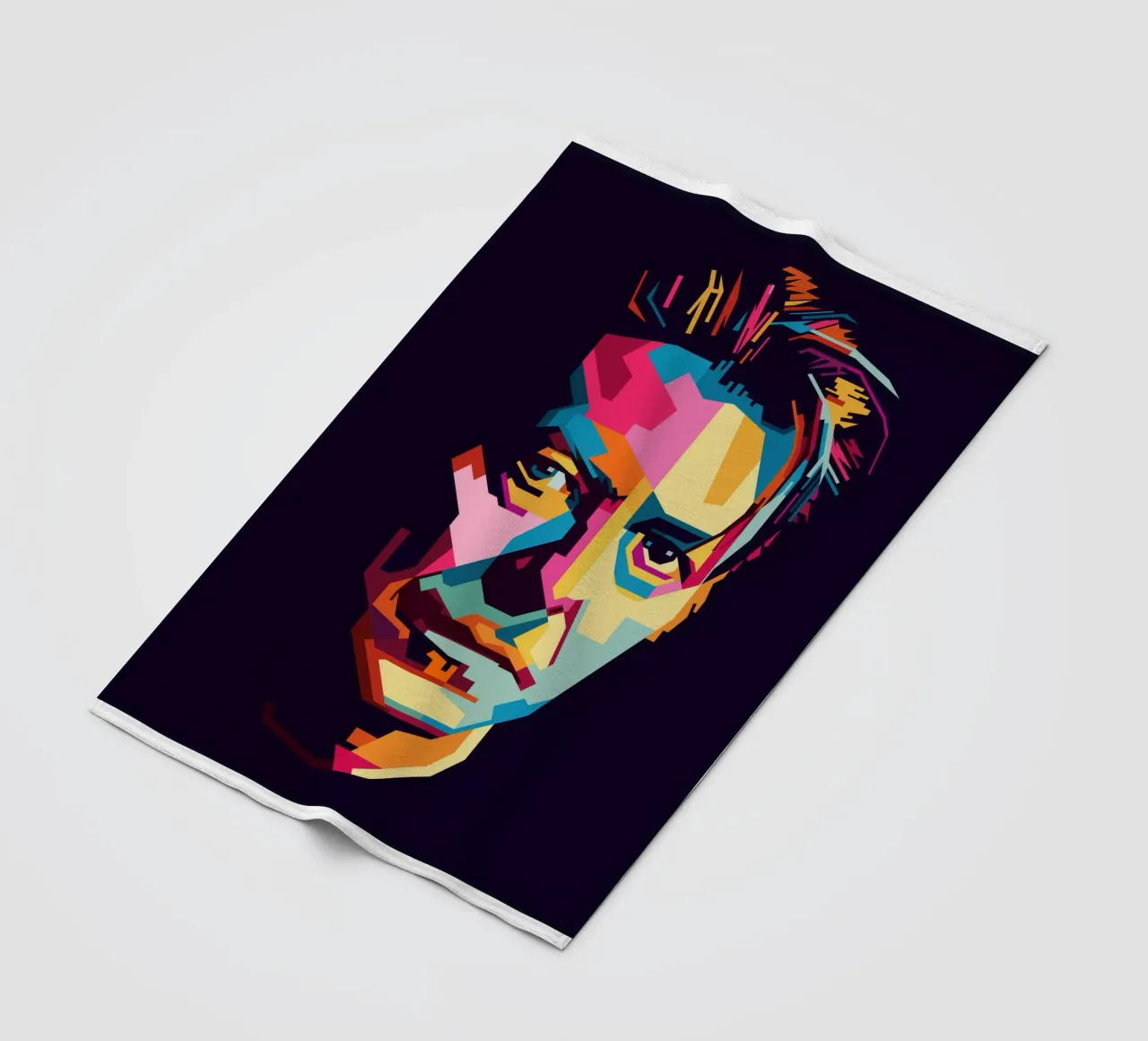 David Bowie Style WPAP Popart coperta in pile da KP Artwork