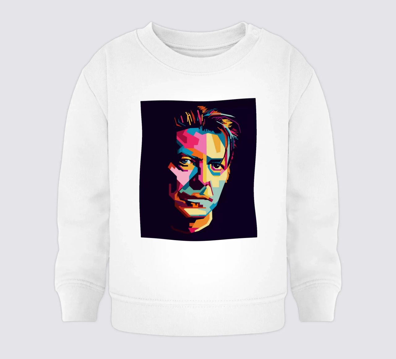 David Bowie Style WPAP Popart felpa neonato da KP Artwork