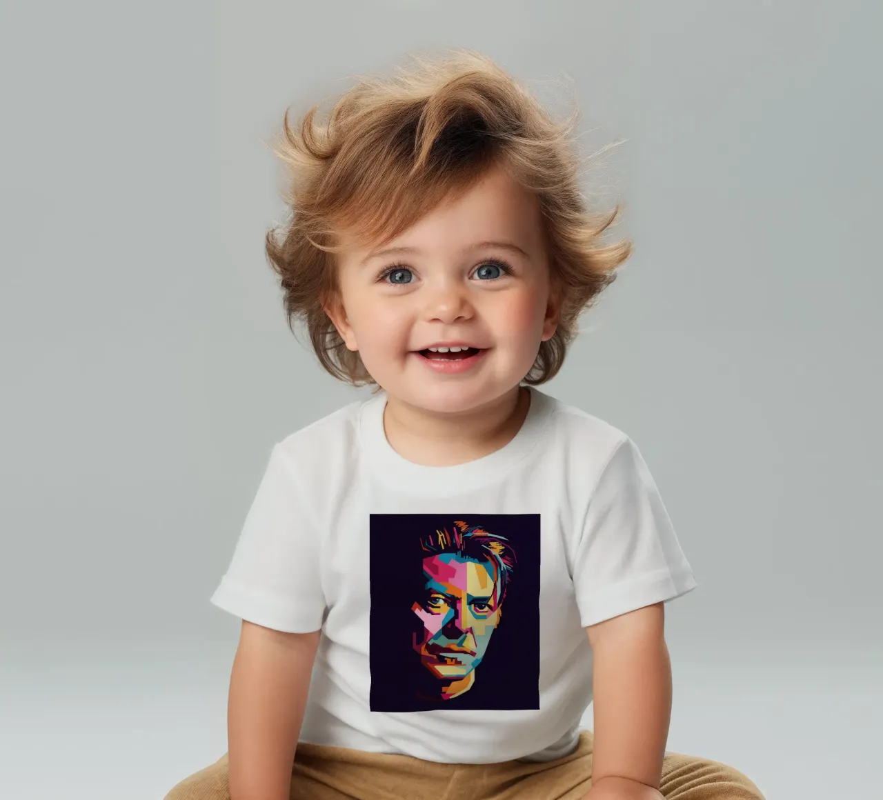 David Bowie Style WPAP Popart camiseta de bebé de KP Artwork