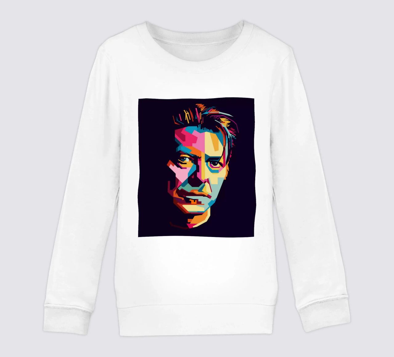 David Bowie Style WPAP Popart felpa bambino da KP Artwork