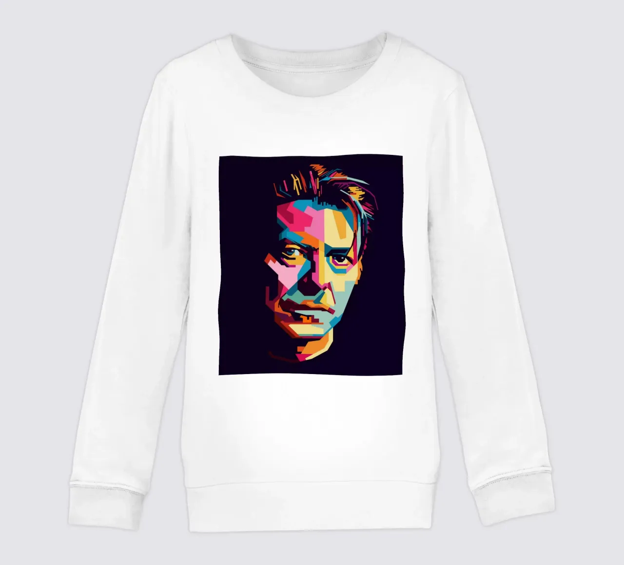 David Bowie Style WPAP Popart felpa bambino da KP Artwork