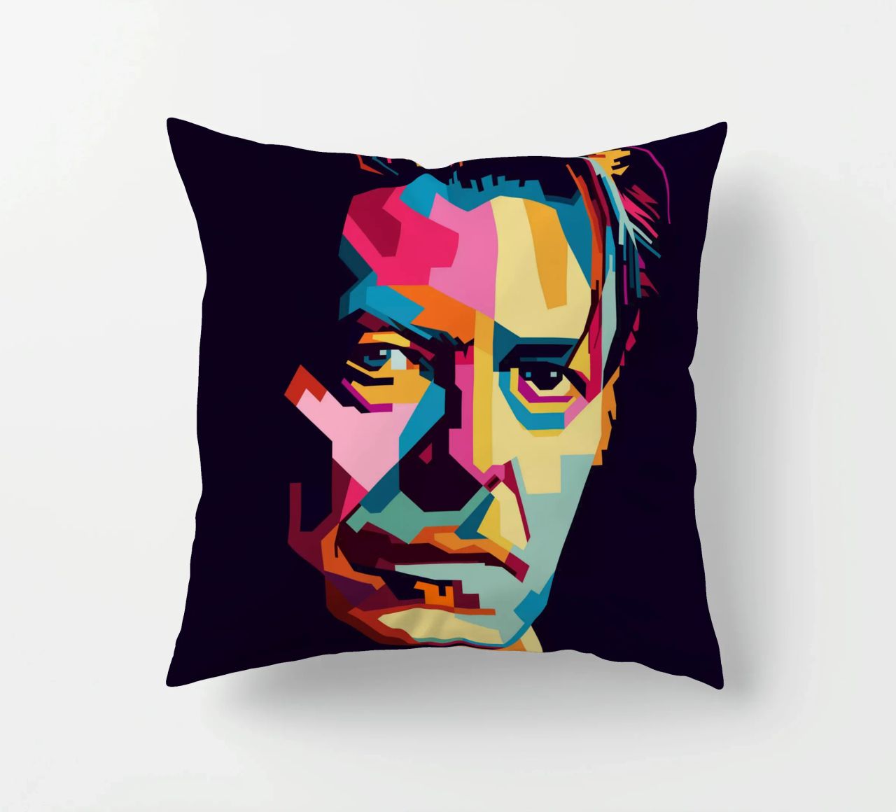 David Bowie Style WPAP Popart cuscino da KP Artwork