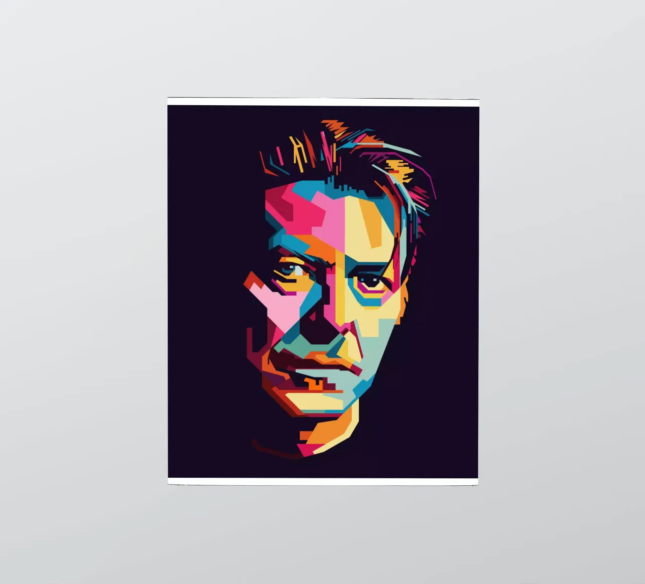 David Bowie Style WPAP Popart adesivo da KP Artwork