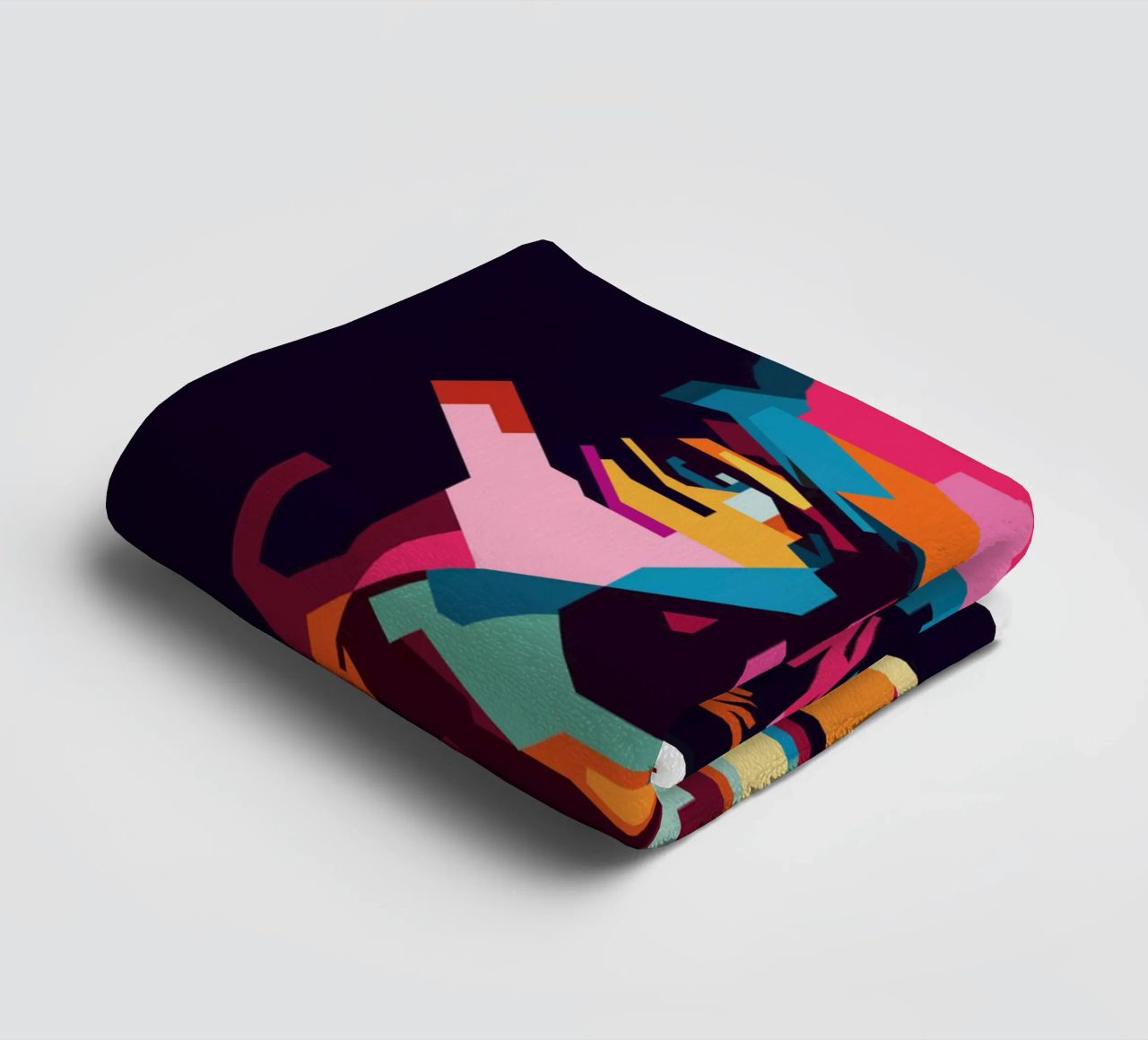 David Bowie Style WPAP Popart asciugamano da bagno da KP Artwork