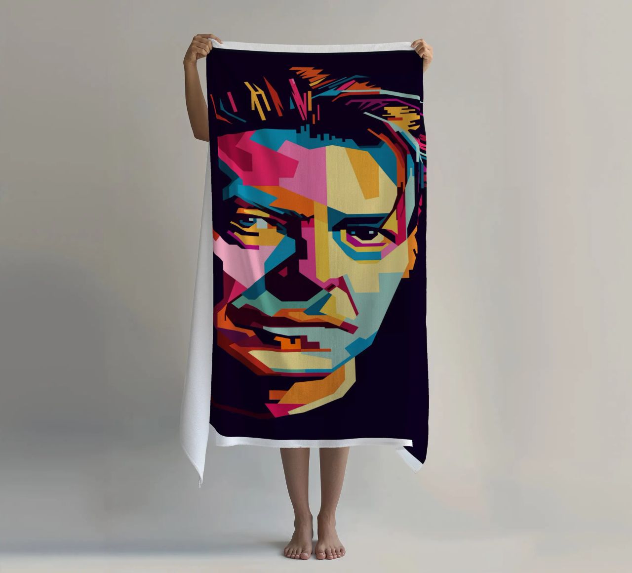 David Bowie Style WPAP Popart telo mare da KP Artwork
