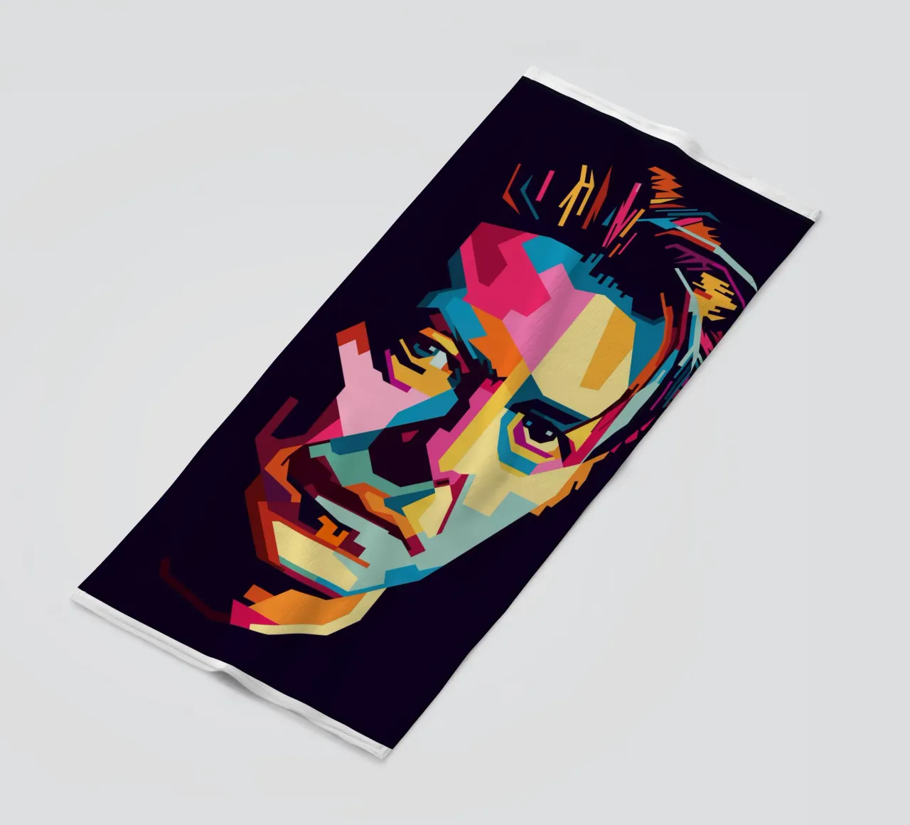 David Bowie Style WPAP Popart toalla de playa de KP Artwork