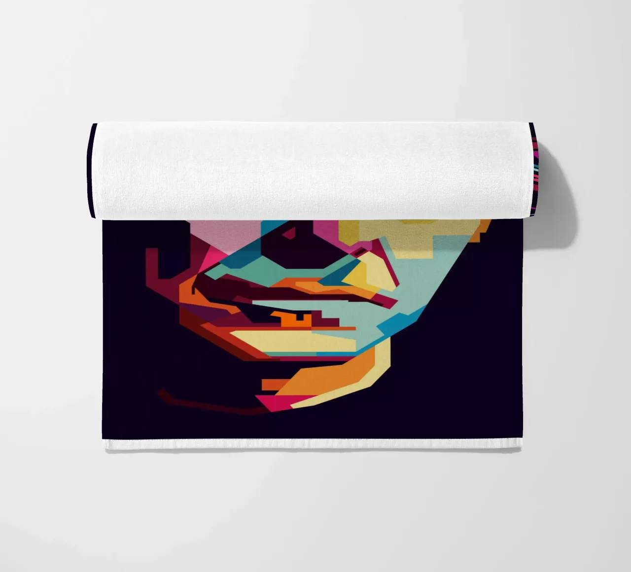 David Bowie Style WPAP Popart toalla de playa de KP Artwork