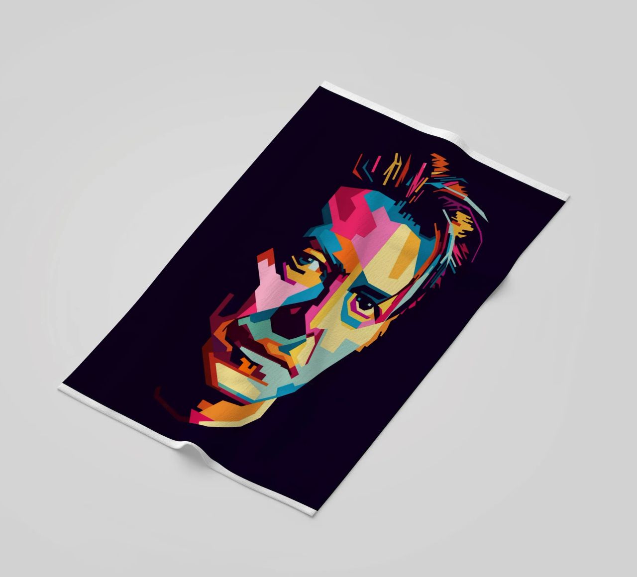David Bowie Style WPAP Popart telo mare da KP Artwork