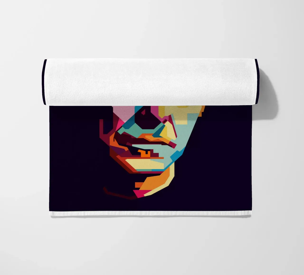 David Bowie Style WPAP Popart toalla de playa de KP Artwork
