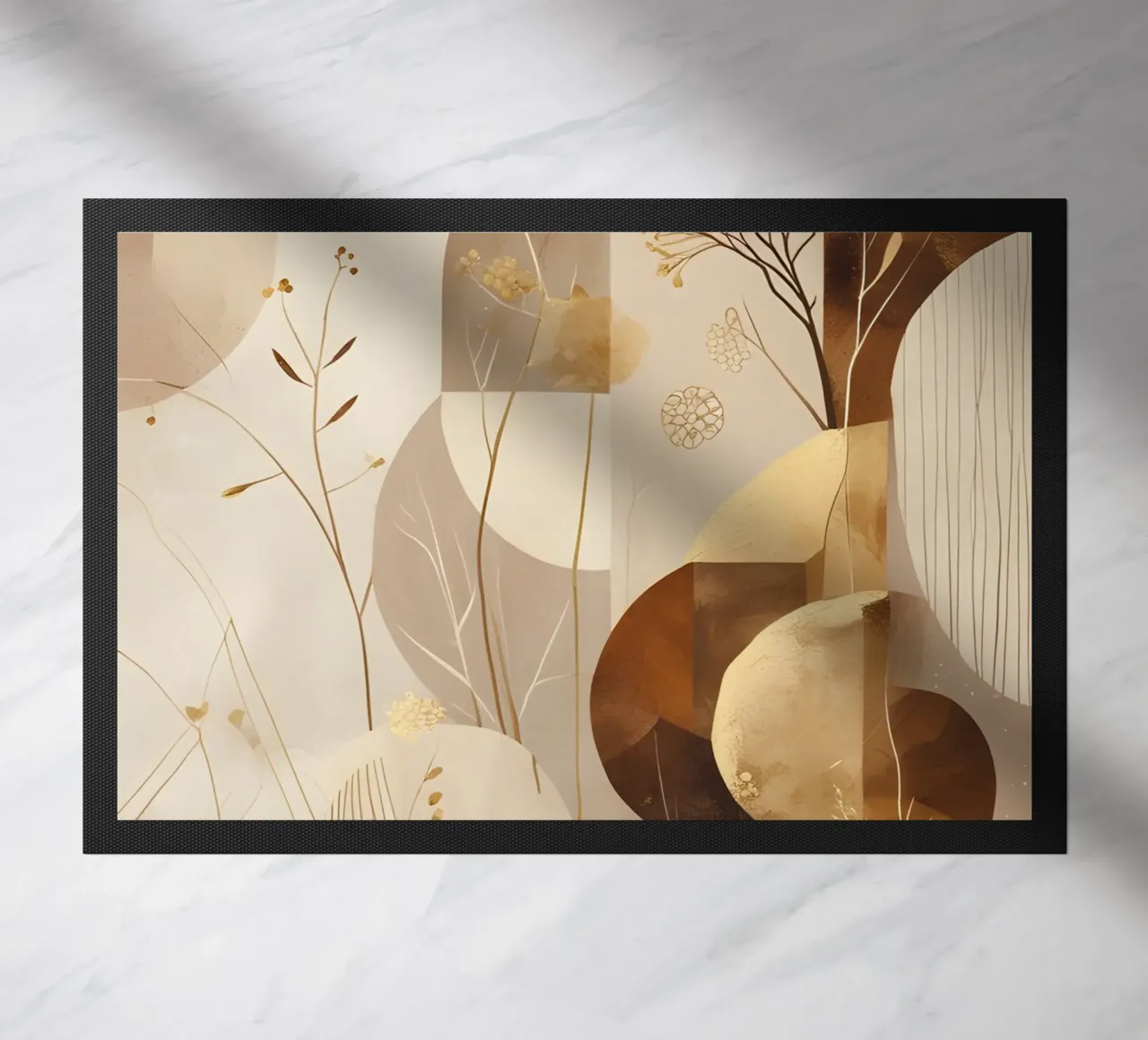 Boho di ispirazione scandinava zerbino da uniqe world