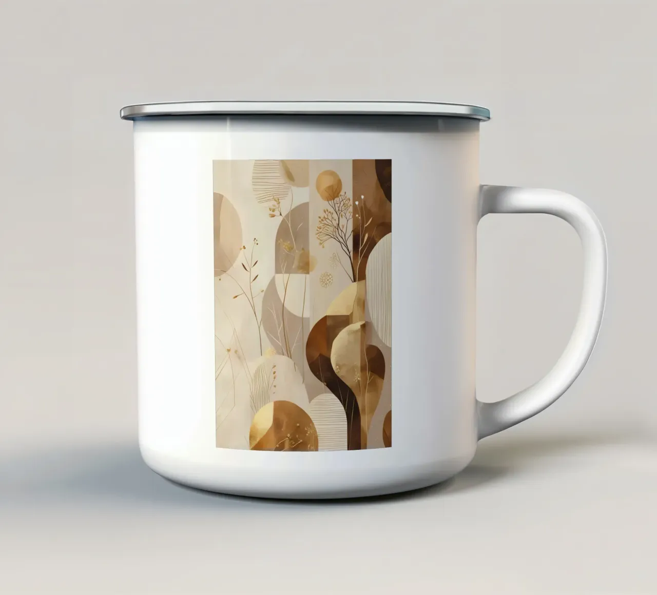 Boho di ispirazione scandinava tazza in smalto da uniqe world