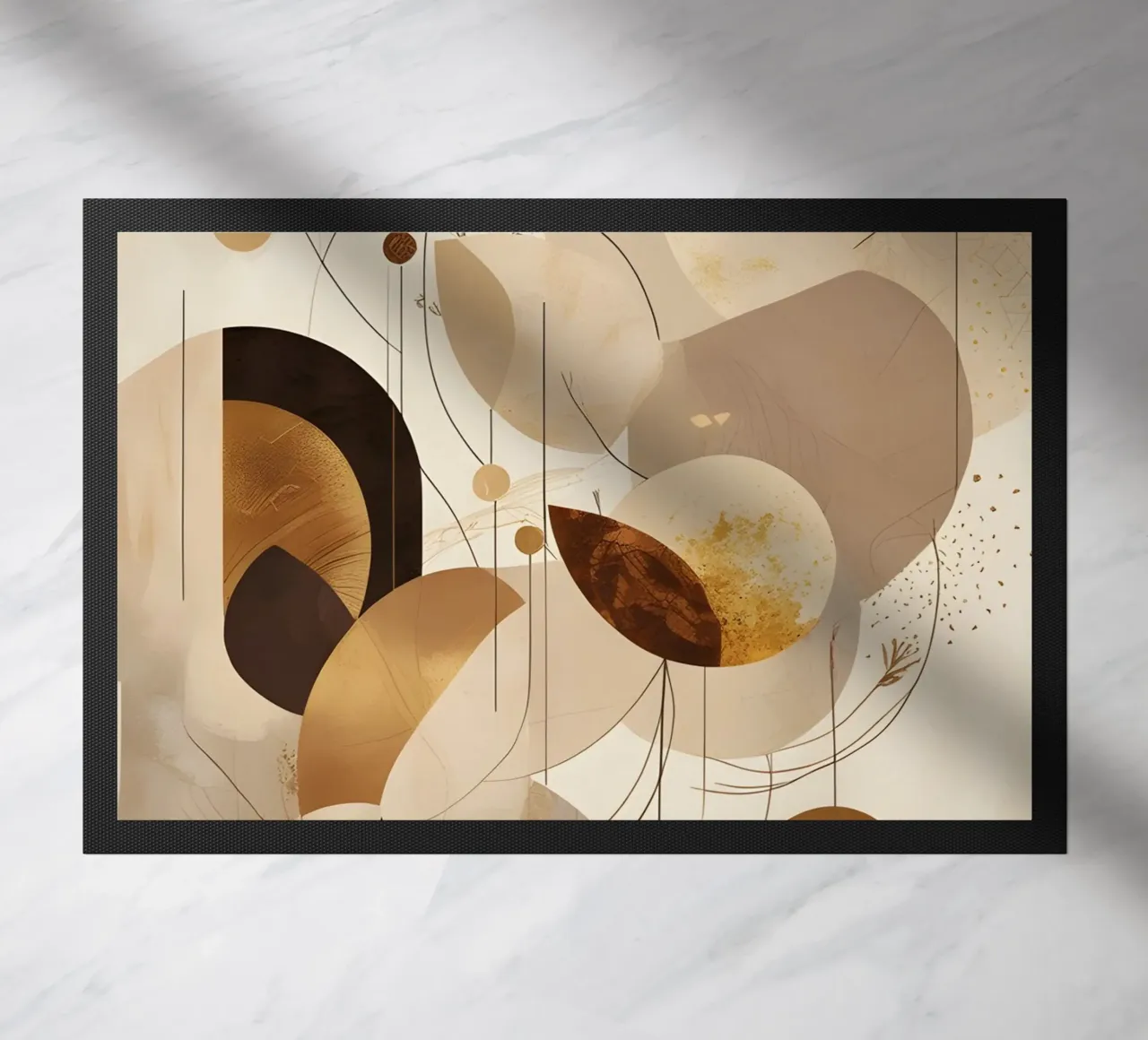 Boho di ispirazione scandinava zerbino da uniqe world