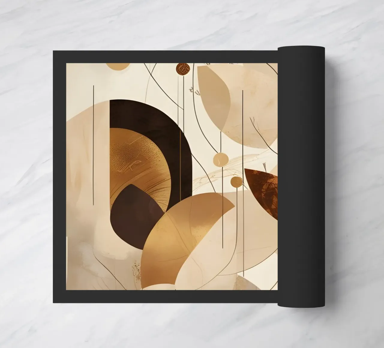 Boho di ispirazione scandinava zerbino da uniqe world