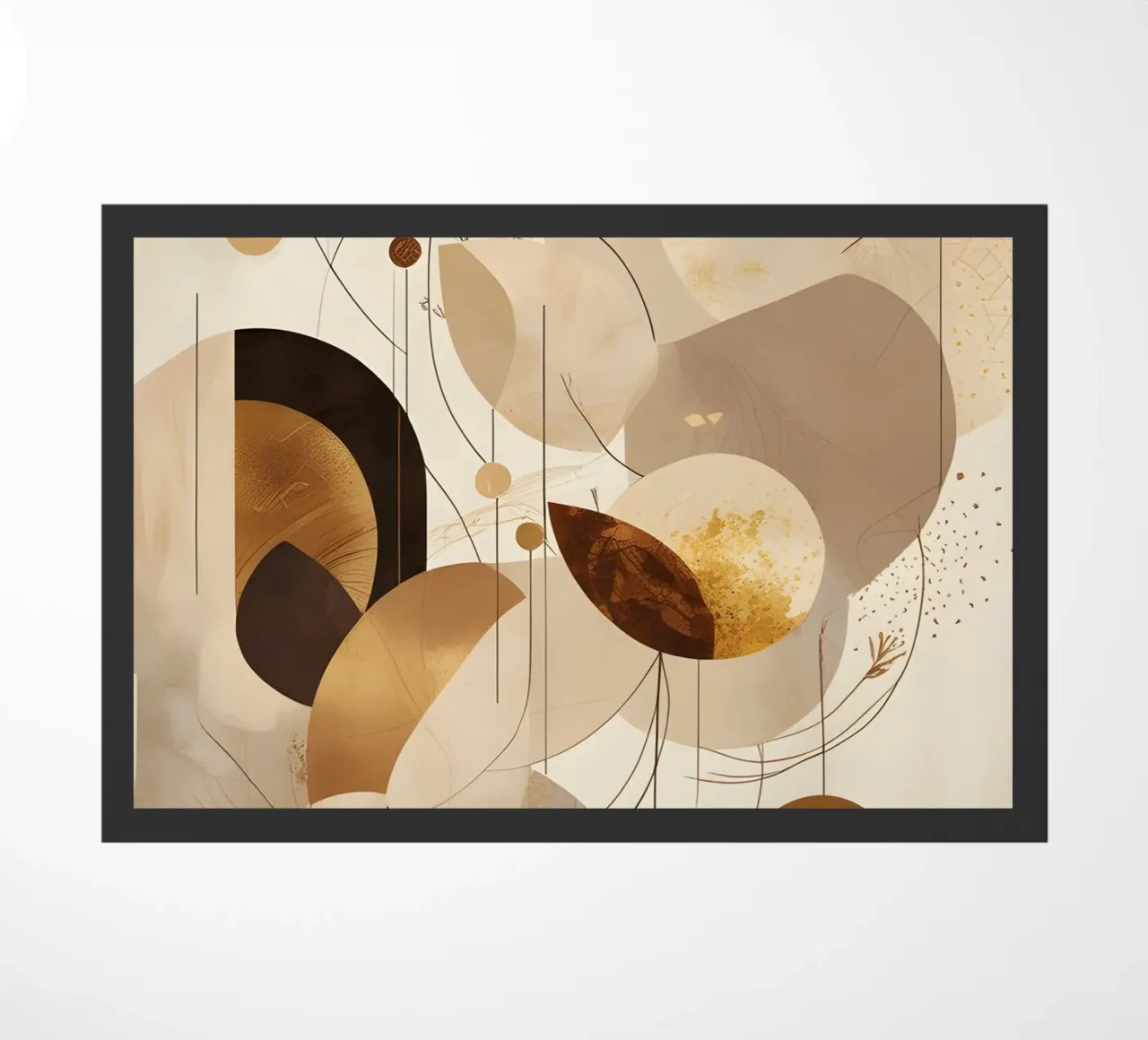 Boho di ispirazione scandinava zerbino da uniqe world