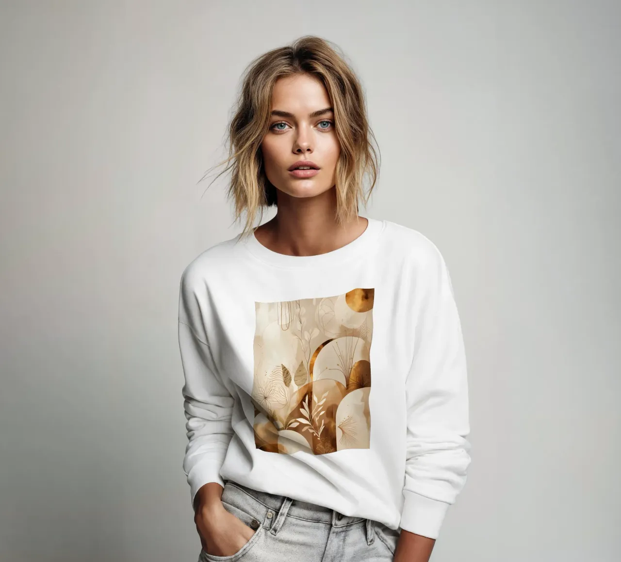 Scandinavian-inspired boho sweatshirt by uniqe world
