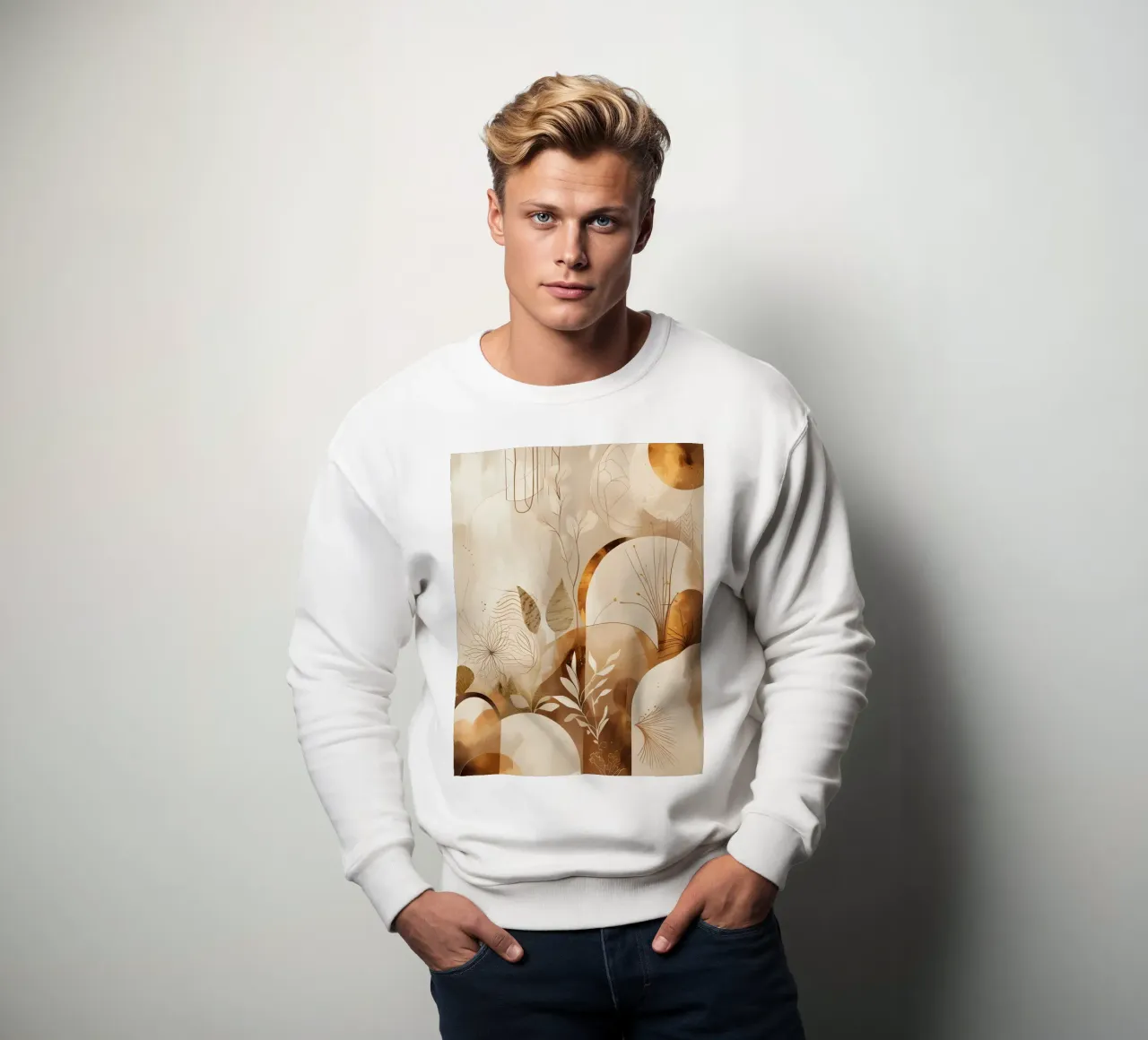 Scandinavian-inspired boho sweatshirt by uniqe world