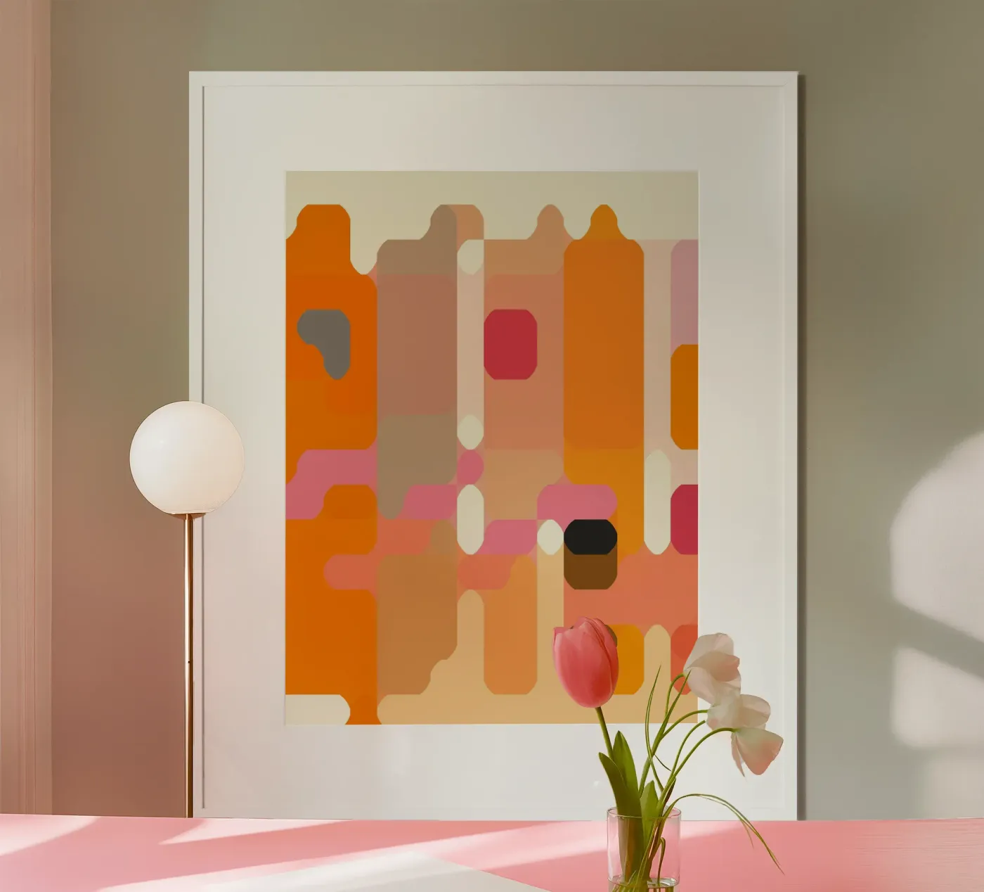 Future Cityscape Poster von MirimoART
