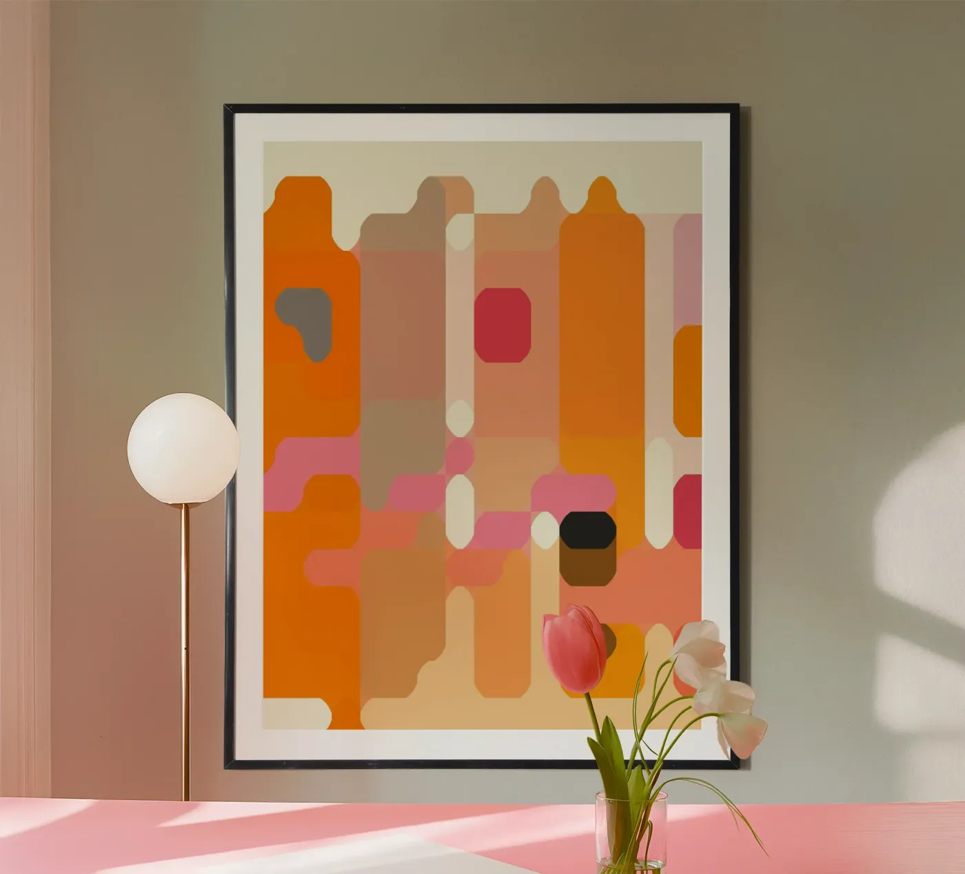 Future Cityscape Poster von MirimoART