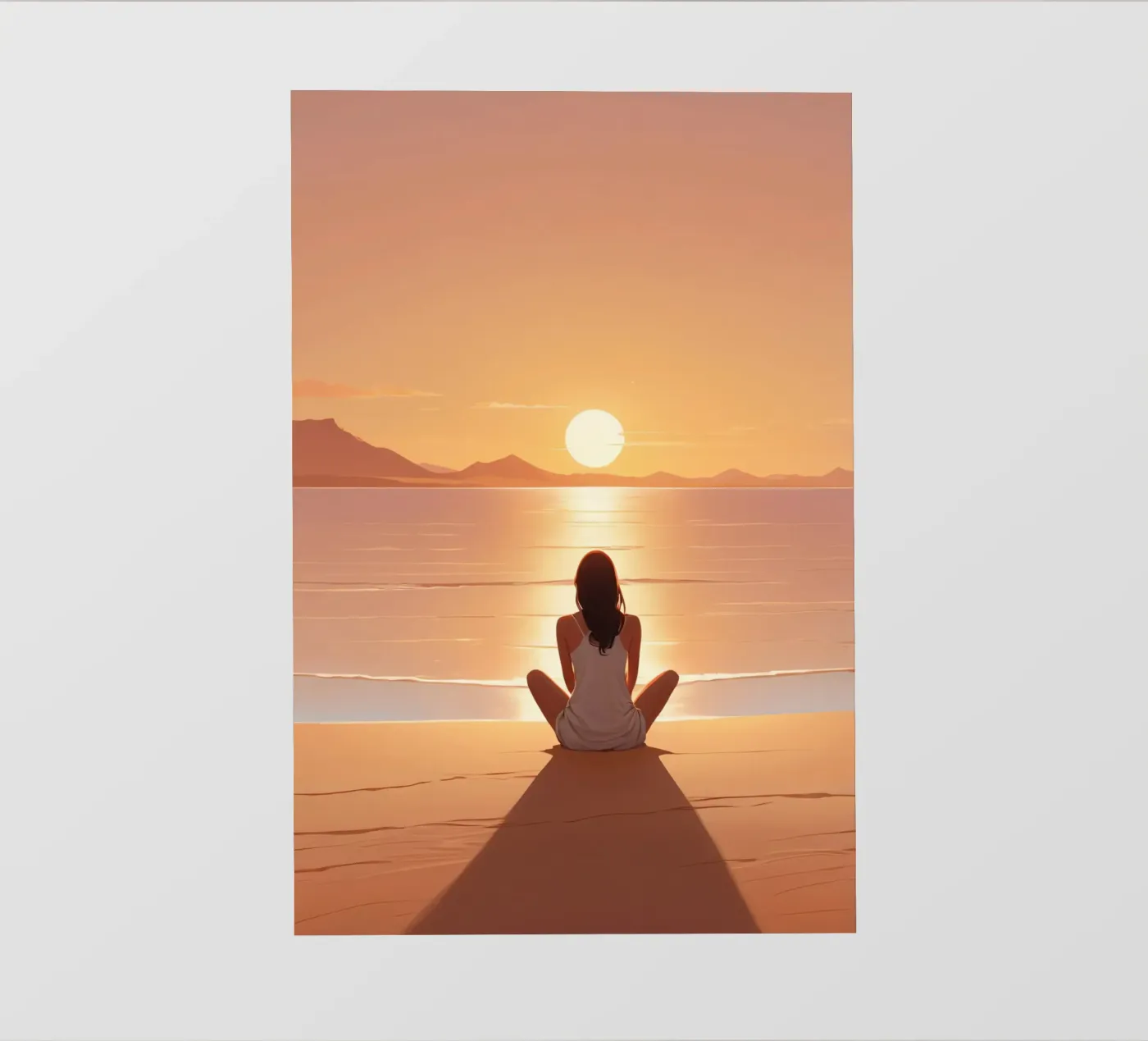 Sunset Calm pellicola backlit da Maison Solis