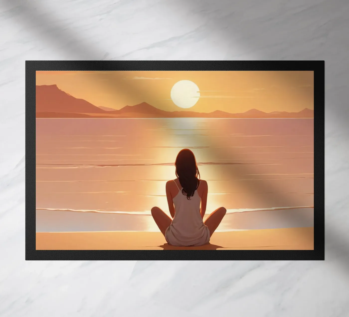 Sunset Calm deurmat van Maison Solis