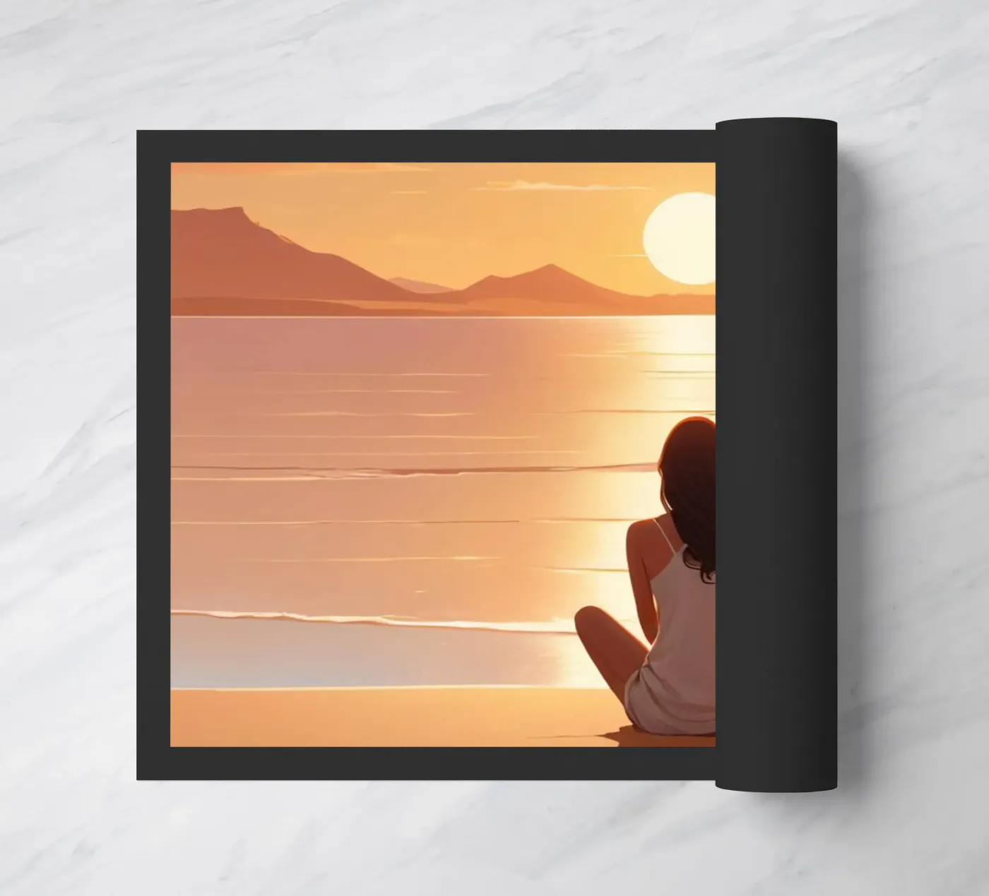 Sunset Calm deurmat van Maison Solis