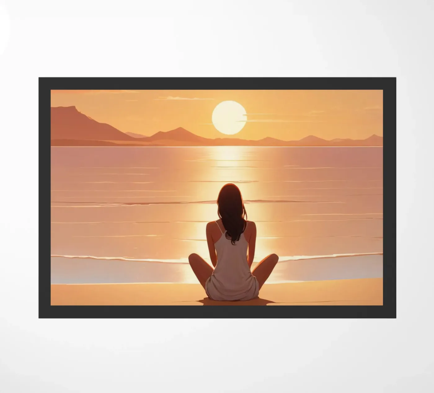 Sunset Calm deurmat van Maison Solis