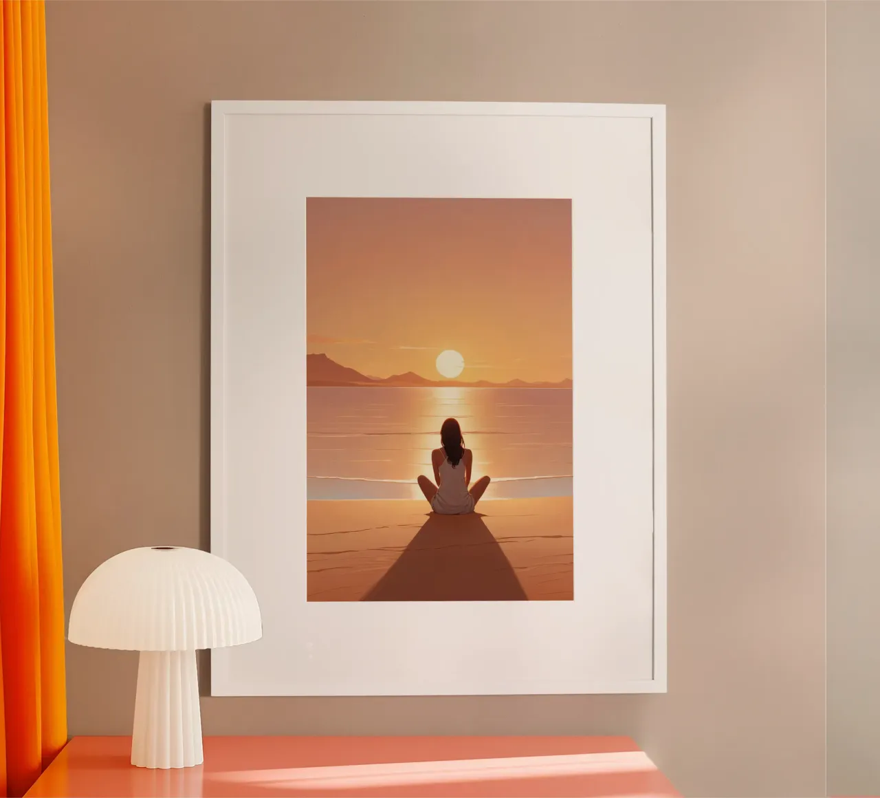 Sunset Calm poster da Maison Solis