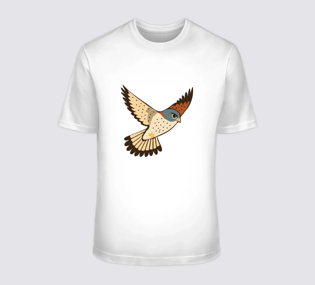 Un gheppio in volo t-shirt da Bwiser