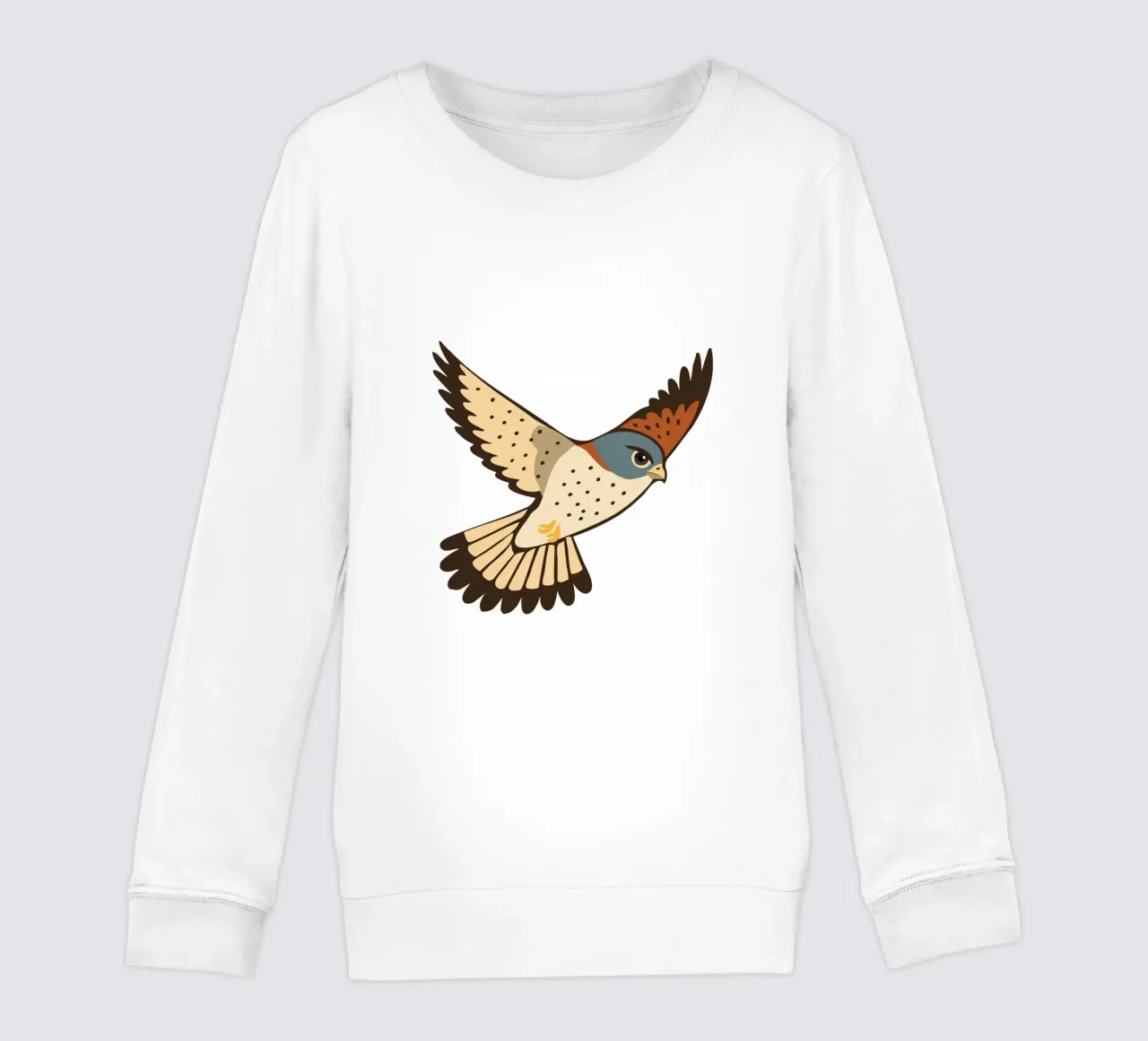 Un gheppio in volo felpa bambino da Bwiser