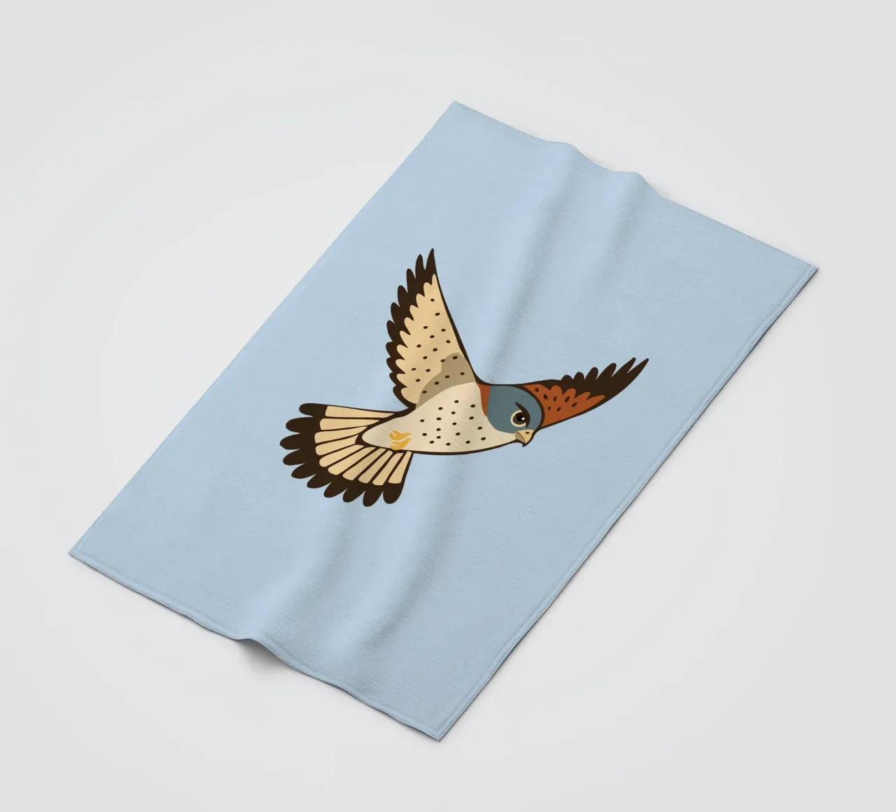 Un gheppio in volo coperta in pile da Bwiser