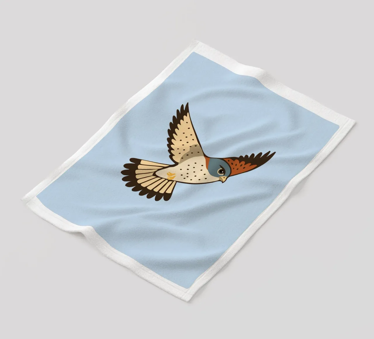 Un gheppio in volo coperta in pile da Bwiser