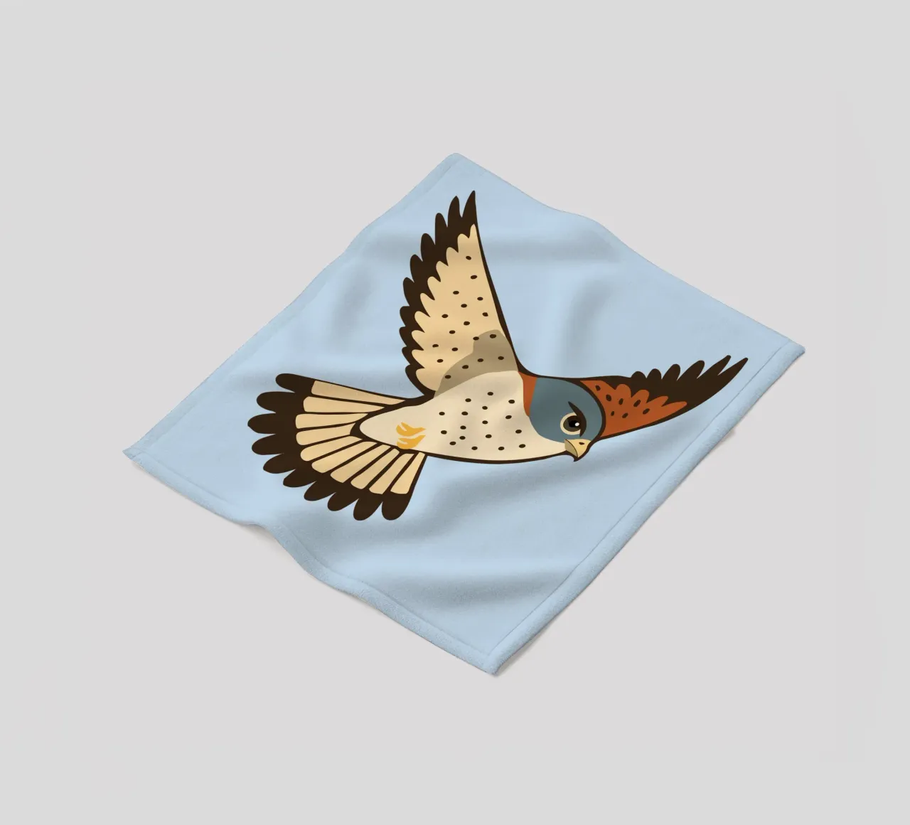 Un gheppio in volo coperta in pile da Bwiser