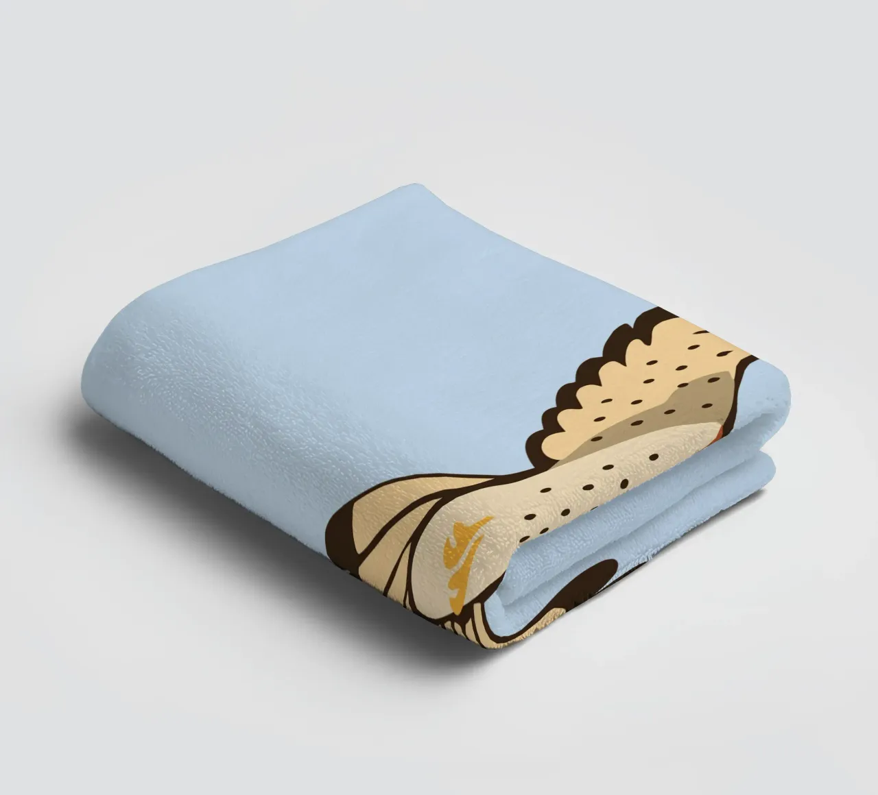 Un gheppio in volo asciugamano da bagno da Bwiser