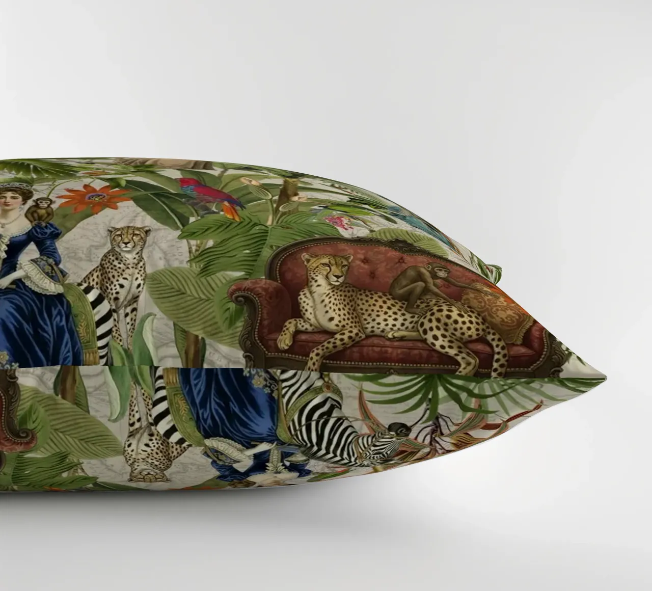 Sogni vittoriani in un regno tropicale cuscino da Andrea Haase Vintage World