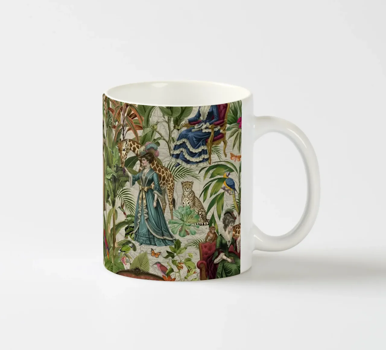 Sogni vittoriani in un regno tropicale tazza in ceramica da Andrea Haase Vintage World