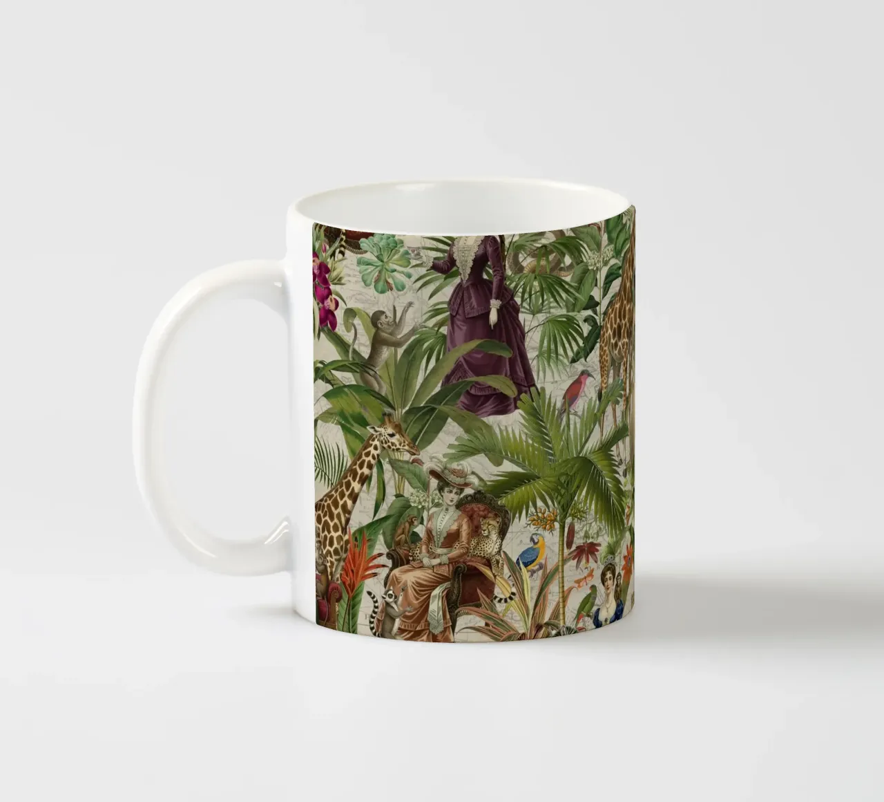 Sogni vittoriani in un regno tropicale tazza in ceramica da Andrea Haase Vintage World