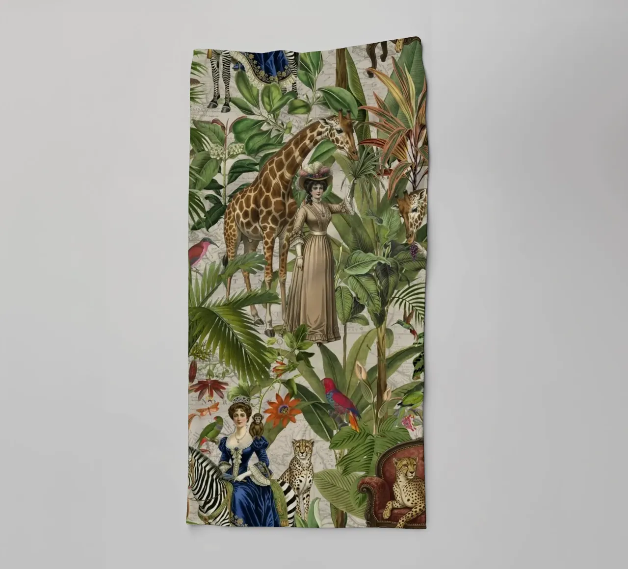 Sogni vittoriani in un regno tropicale asciugamano da bagno da Andrea Haase Vintage World