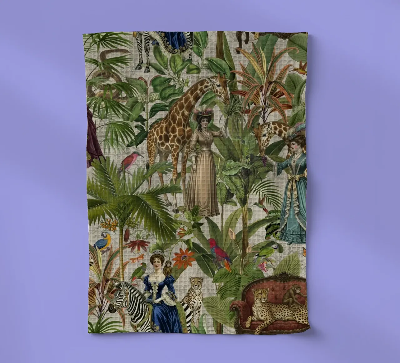 Sogni vittoriani in un regno tropicale canovaccio da cucina da Andrea Haase Vintage World