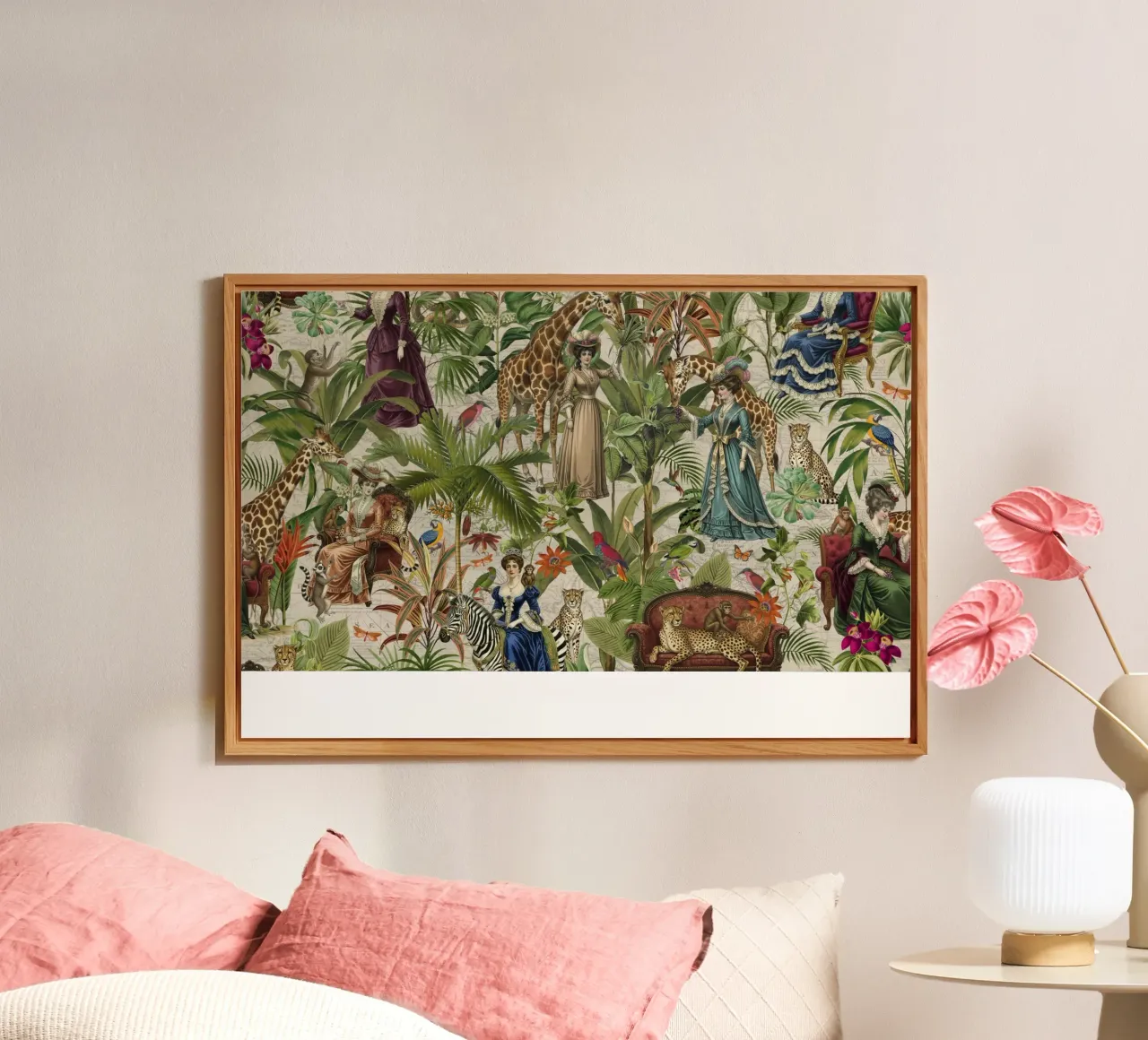 Sogni vittoriani in un regno tropicale alluminio dibond da Andrea Haase Vintage World