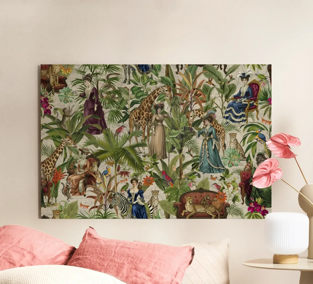 Sogni vittoriani in un regno tropicale alluminio dibond da Andrea Haase Vintage World