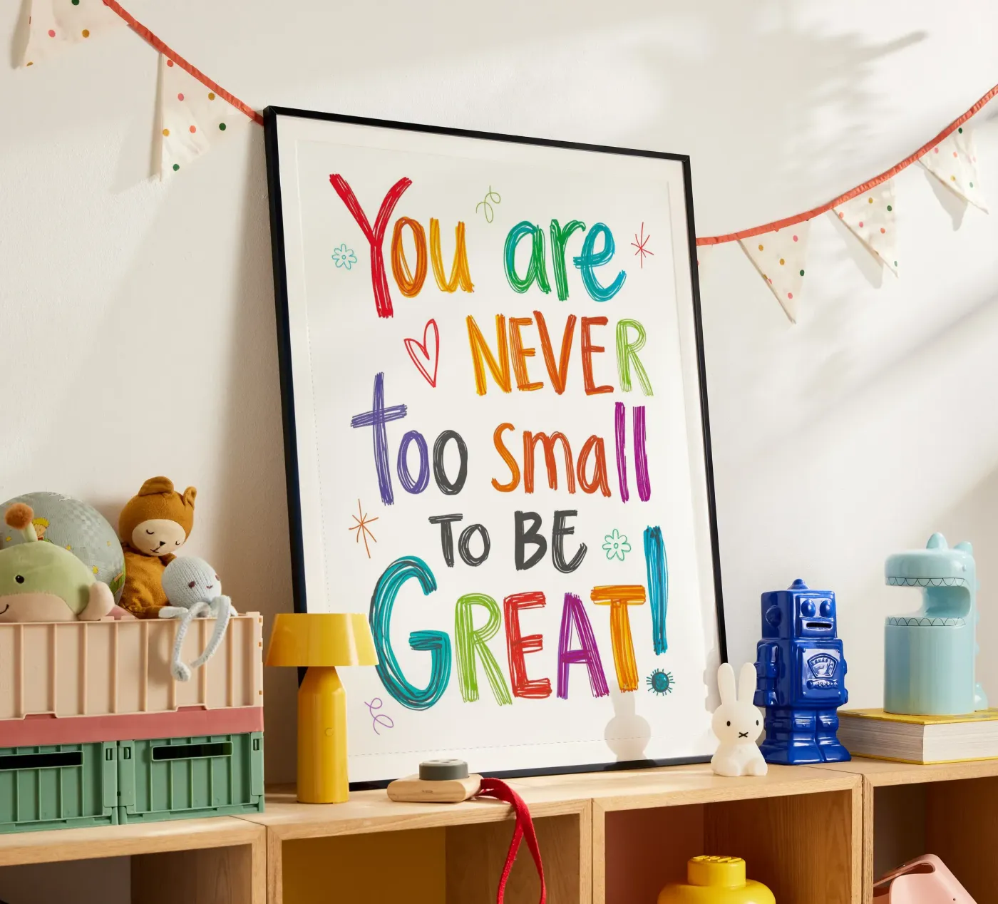 Be great! poster by Ohkimiko