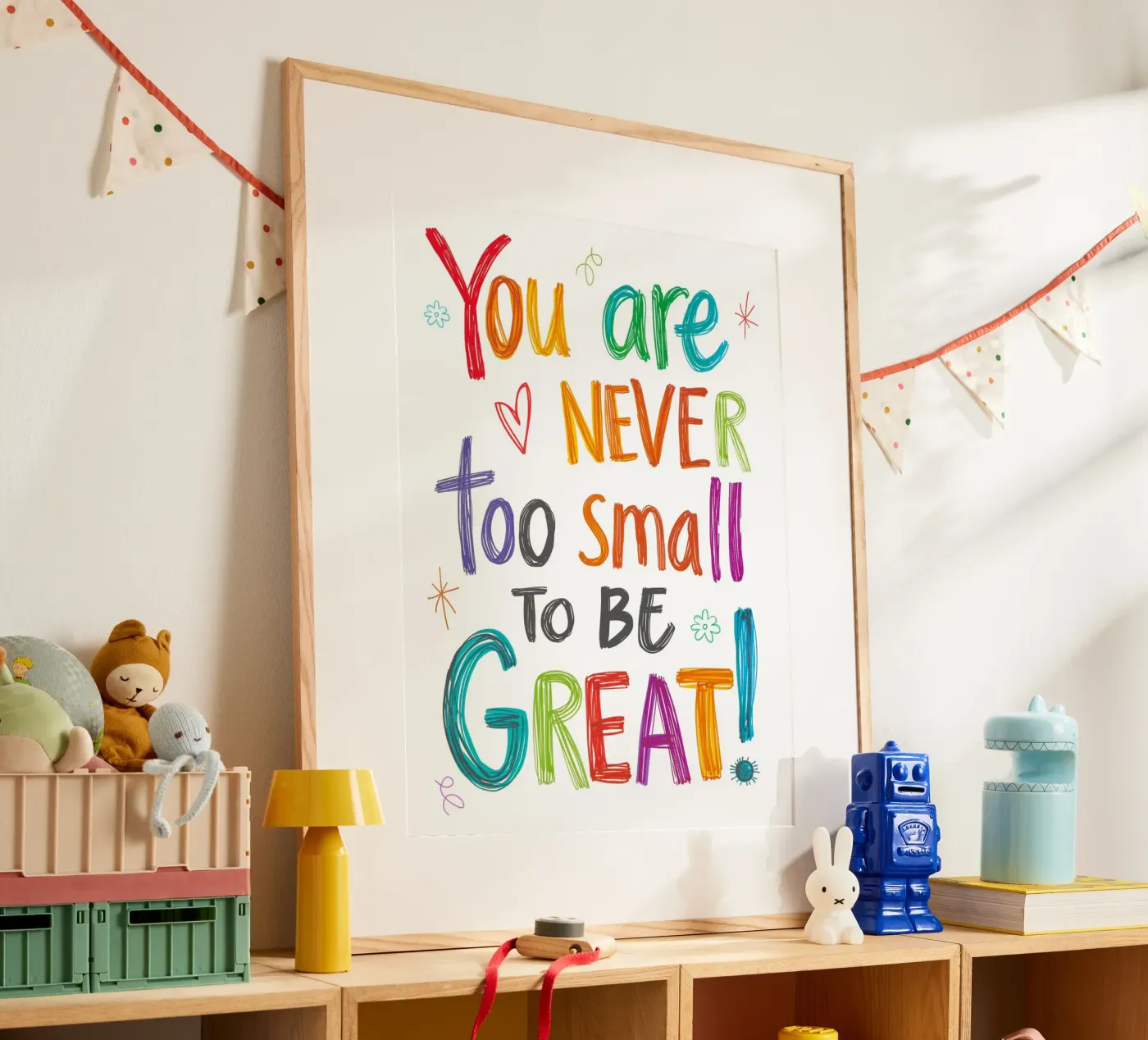 Be great! poster by Ohkimiko